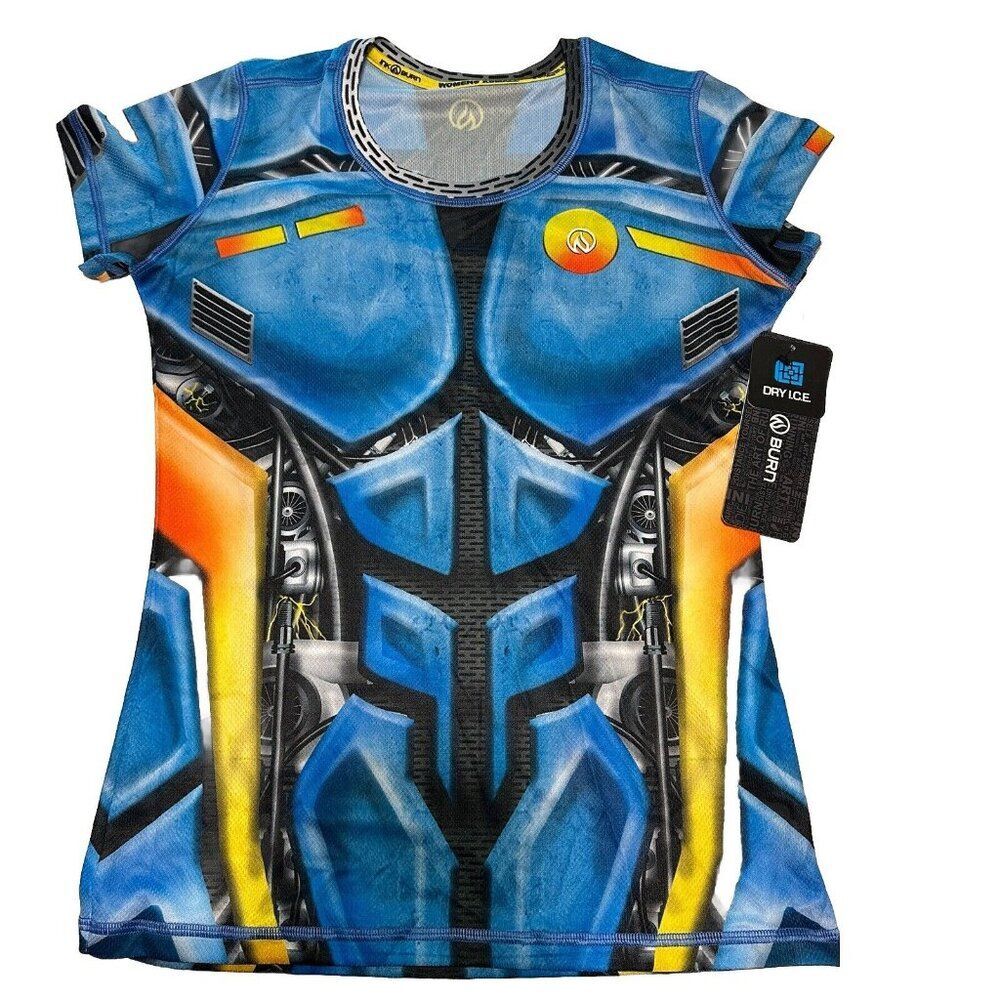 NWT Inknburn Bio Droid Tech Shirt Woman Size XS  Stretch Cosplay Running Gym